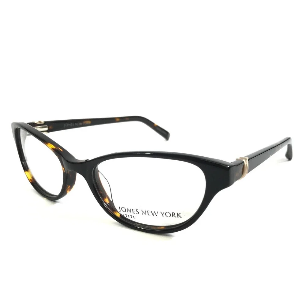 Jones New York Eyeglasses Frames J224 TORTOISE Brown Cat Eye Full Rim 49-16-135